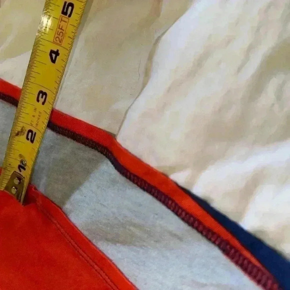 Lularoe XS orange & blue wide stripe Azure A-line skirt. This skirt is bomb! - Picture 5 of 7